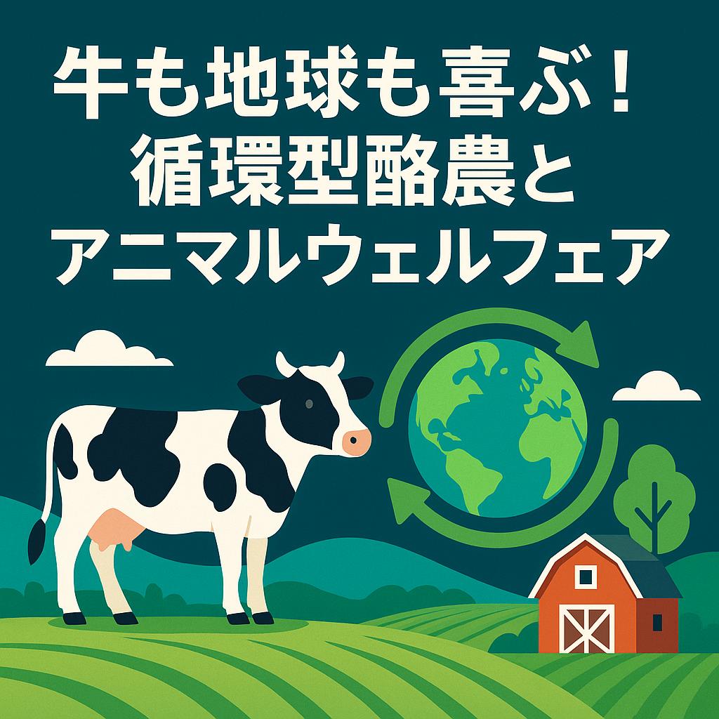 牛も地球も喜ぶ!循環型酪農とアニマルウェルフェア